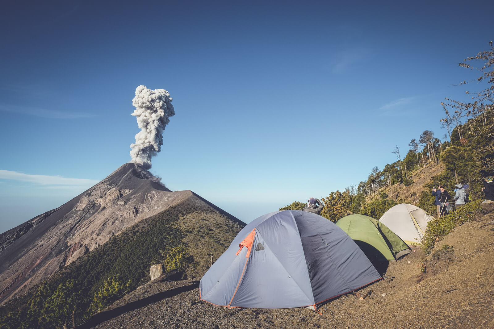 Acatenango Campsite Eruption