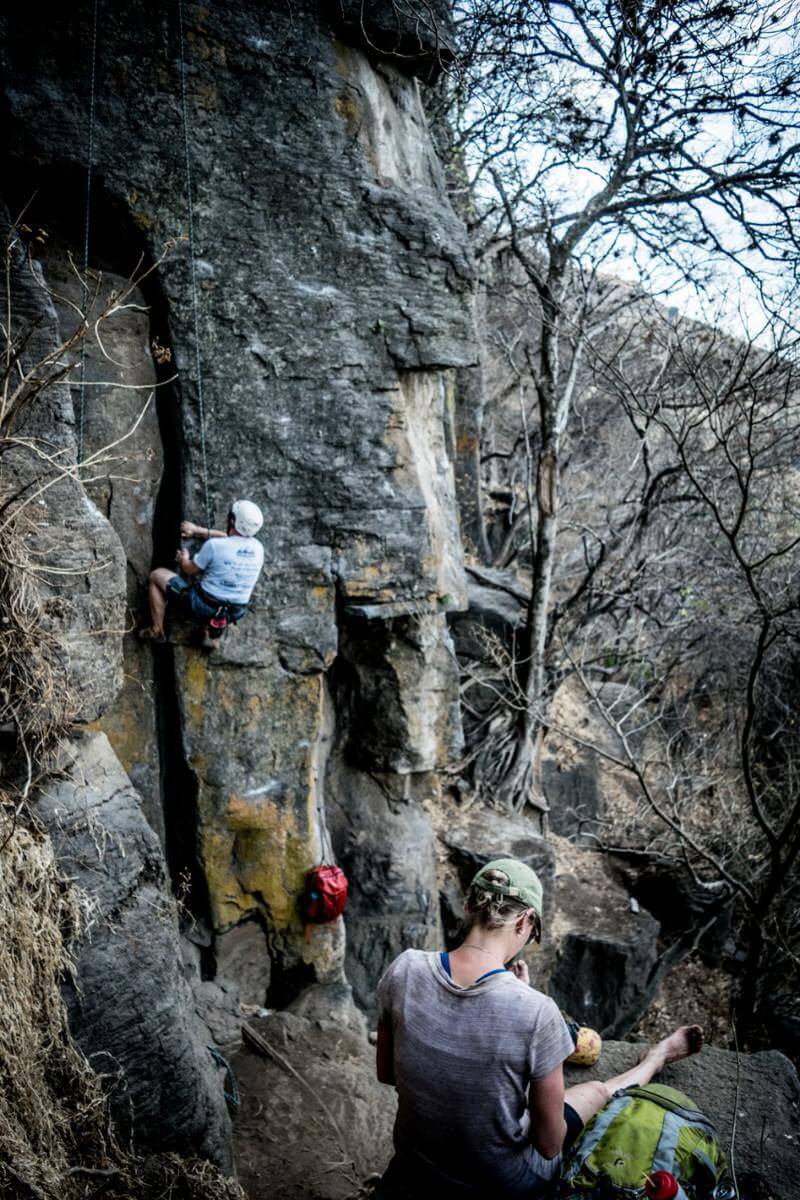 Amatitlan Rock Climbing Setup