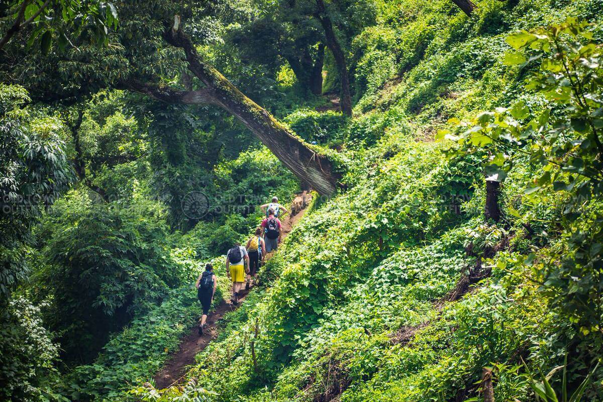 Antigua Hiking Family
