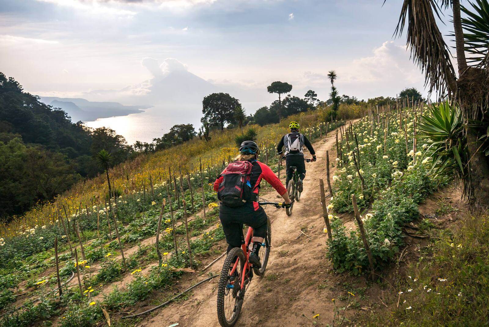 Lake Atitlan Slickrock beautiful trail MTB