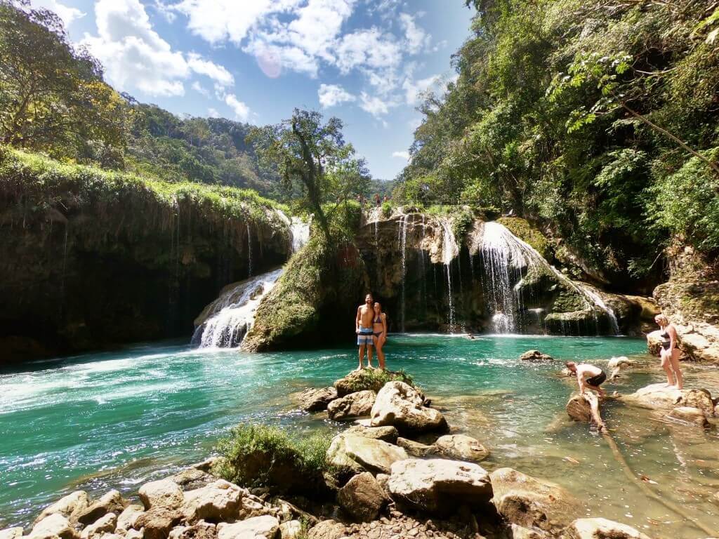 Semuc Champey Waterfalls Couple Medium