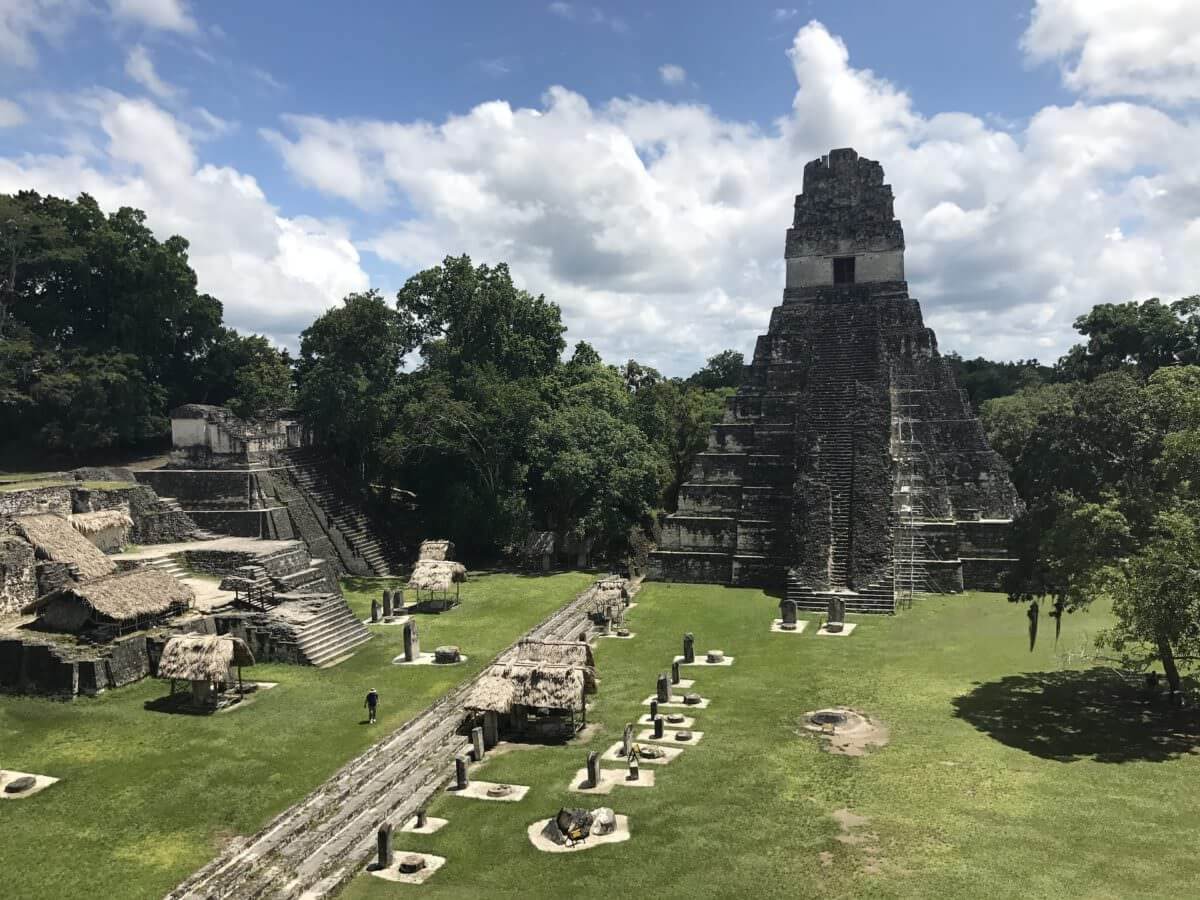 Tikal Main Courtyard Ruins