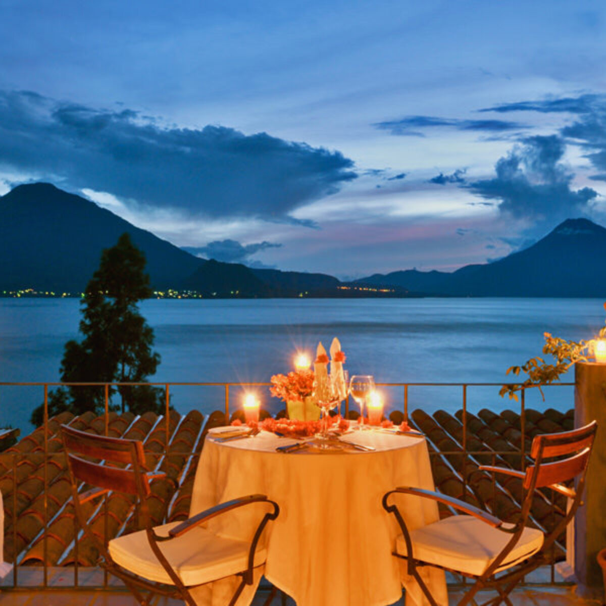 Lake Atitlan Candlelight Dinner prepared during custom Guatemala itinerary