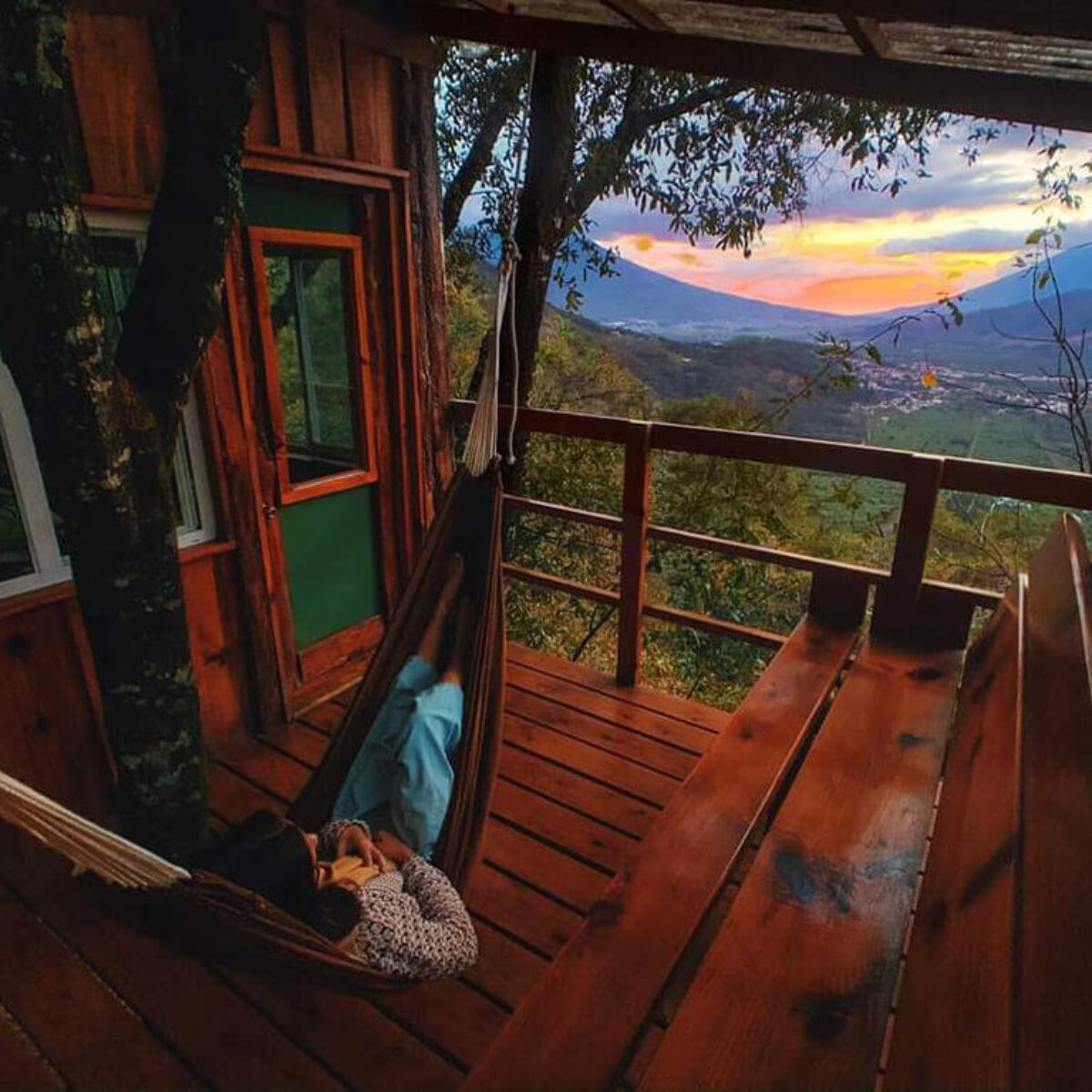 Earth lodge cabin in Guatemala on tailored itinerary