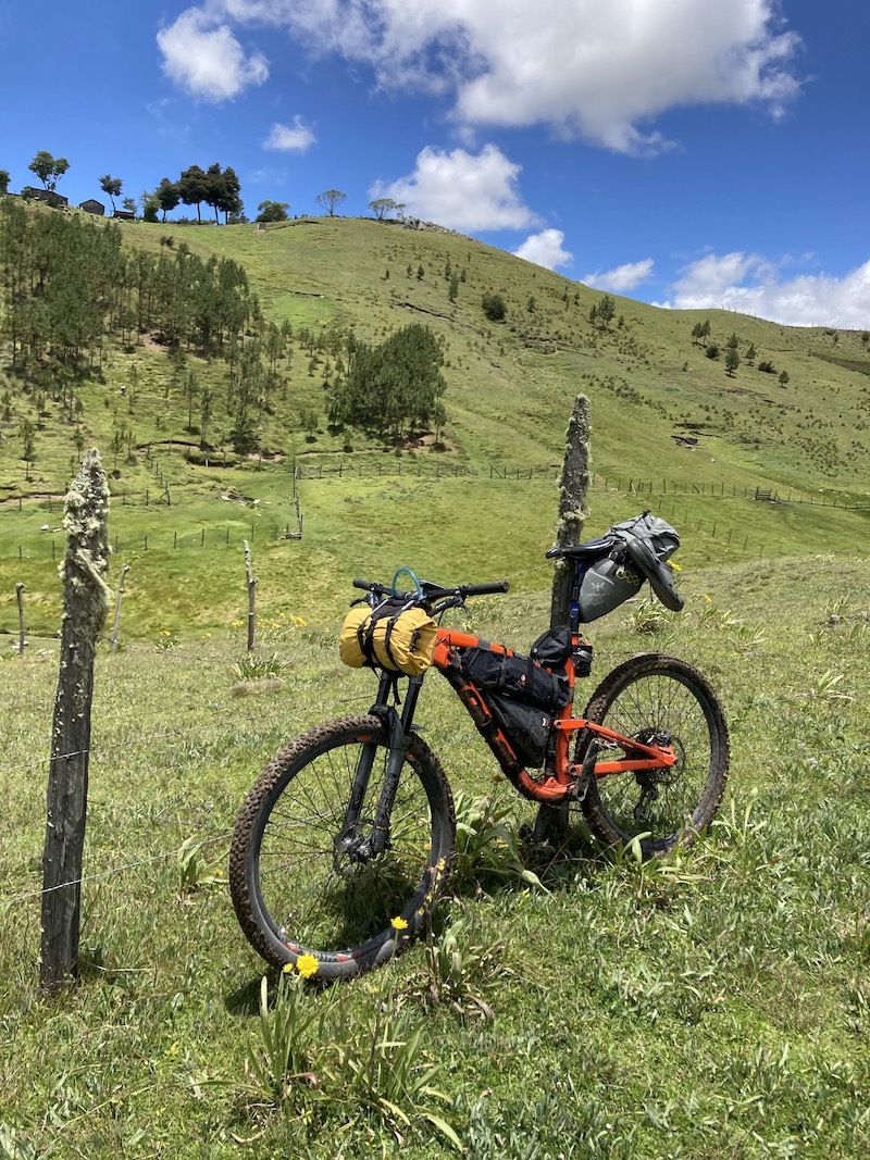 Bikepacking bag setup