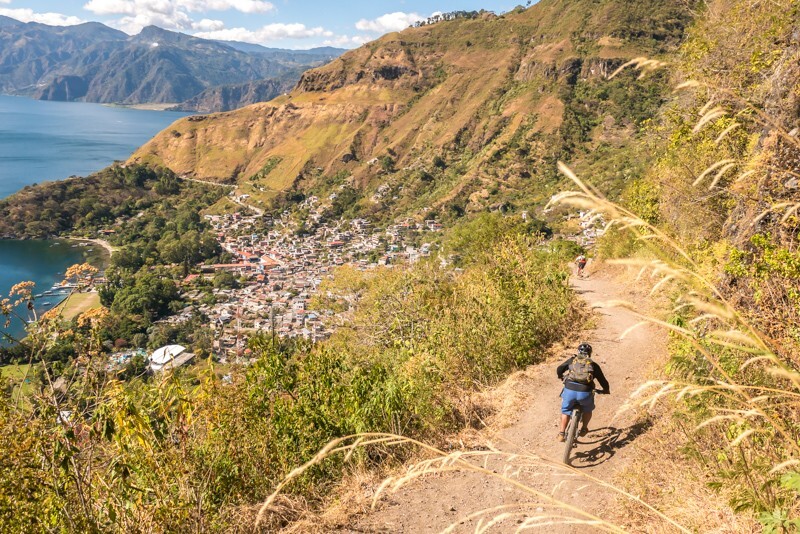 First views of lake atitlán